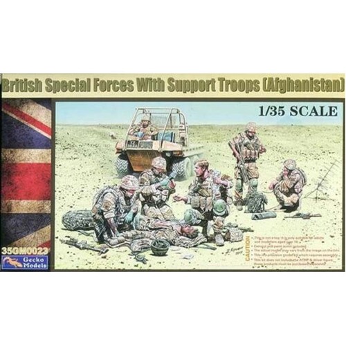 Gecko - 1/35 British Special Forces with Support Troops (Afghanistan) Plastic Model Kit