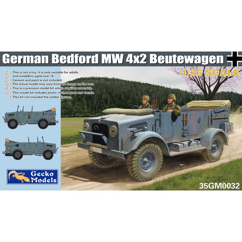 Gecko - 1/35 German Bedford MW 4x2 Beutewagen Plastic Model Kit