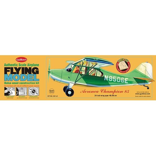 Guillow's Aeronca - Laser Cut Balsa Plane Model Kit