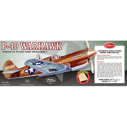 Guillows - Warhawk Balsa Kit