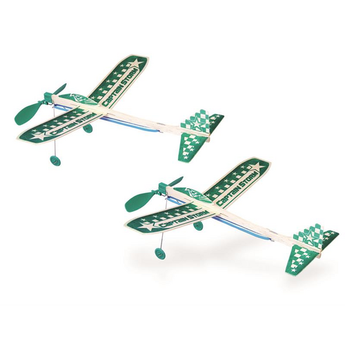 Guillow's Captain Storm Twin Pack Balsa Glider