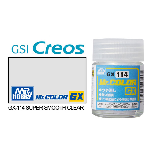 GSI - Mr Color GX - Super Smooth Clear (Flat) - 18ml - GX-114