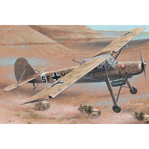 HobbyBoss 1/35 Fieseler Fi-156 C-3/TROP Storch Plastic Model Kit [80181]