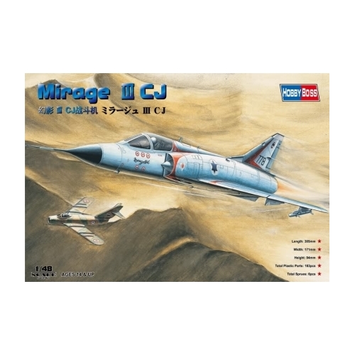 HobbyBoss 1/48 Mirage IIICJ Fighter Plastic Model Kit [80316]