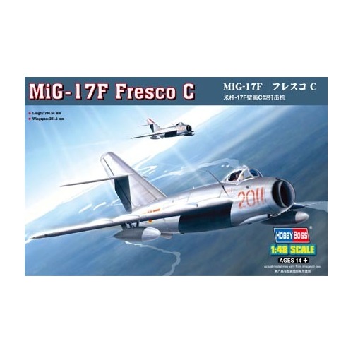 HobbyBoss 1/48 MiG-17F Fresco C Plastic Model Kit [80334]