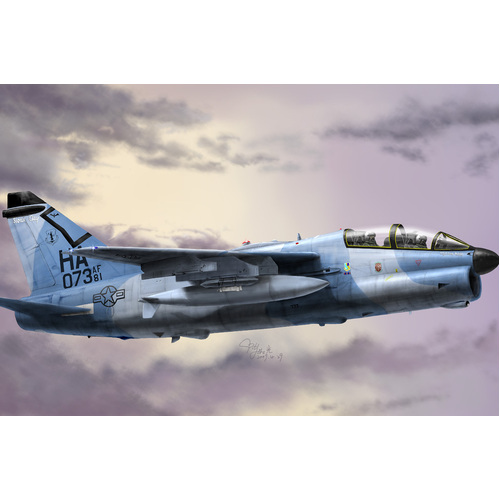 HobbyBoss 1/48 A-7K Corsair II Plastic Model Kit [80347]