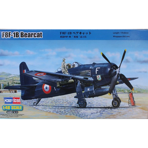 HobbyBoss 1/48 F8F-1B Bearcat Plastic Model Kit [80357]