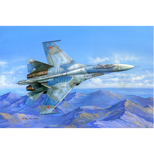 HobbyBoss 1/48 Su-27 Flanker B Plastic Model Kit [81711]