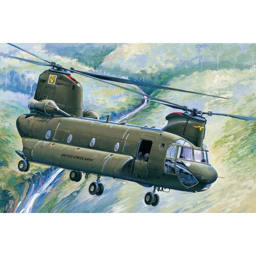 HobbyBoss - 1/48 CH-47A CHINOOK Plastic Model Kit [81772]