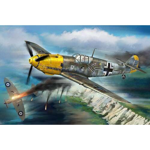 HobbyBoss - 1/18 Messerschmitt Bf109E, Sept, 1940 Plastic Model Kit [81809]