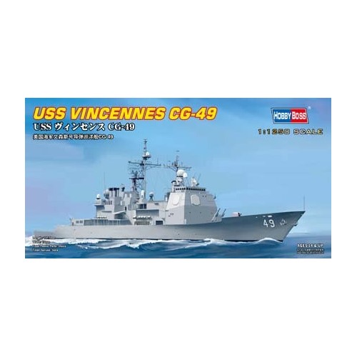 HobbyBoss 1/1250 VINCENNES CG-49 Plastic Model Kit [82502]