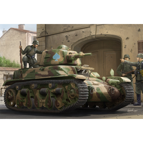 HobbyBoss - 1/35 French R39 Light Infantry Tank Plastic Model Kit [83893]