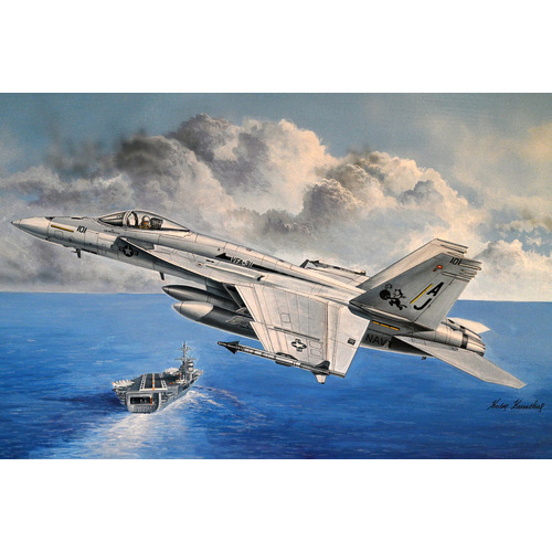 HobbyBoss 1/48 F/A-18E Super Hornet Plastic Model Kit [85812]