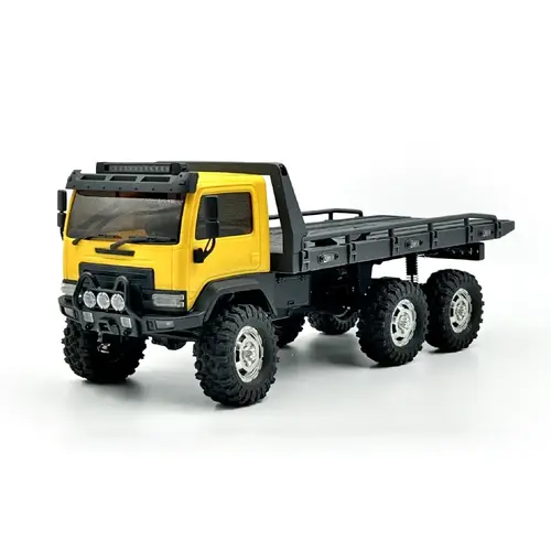 HobbyPlus 1/18 CR-18P 6X6 Flatbed (Yellow) Brushed