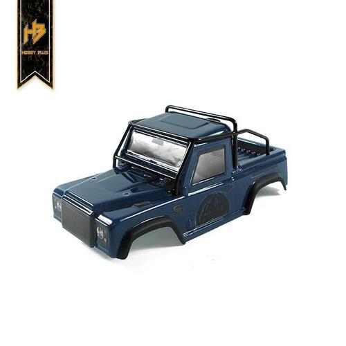 Hobby Plus Defender Lexan Body + Roll Cage (Blue)