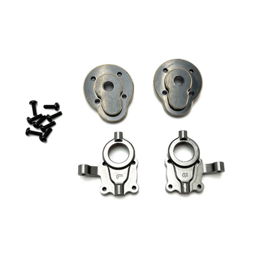 HobbyPlus Machine Aluminum Front Portal Hub Set V2