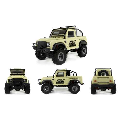 Hobby Plus - 1/24 Defender RTR Scale Crawler (Light Yellow)