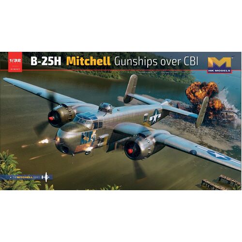 HK Models - 1/32 B-25H Mitchell Gunships over CBI