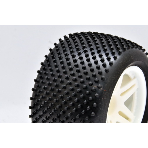 Hobao - TT truck tyres mounted w/rims (4PCE) - 11105