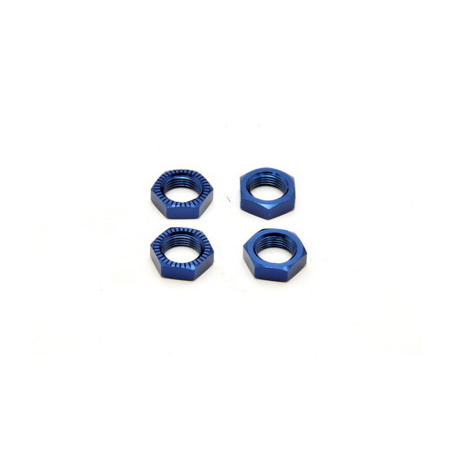 Hobao - ANTI-LOOSE WHEEL NUT 17mm- BLUE, 4PCS - 94121BU