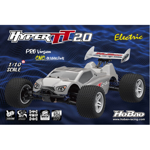 Hobao - 1/10 HYPER TT 2.0 PRO ELECTRIC TRUCK ARR- CLEAR BODY - TT2E