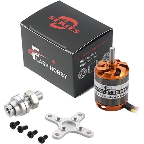 Brushless motor D3548 1100KV 2-4s w/Mount and Prop Adapter