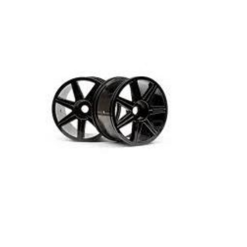 HPI - 7 Spoke Black Chrome Trophy Truggy Wheel [101156]