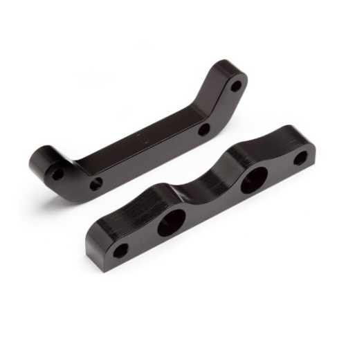 HPI - Alum. Suspension Holder (0 Deg) 6061 Trophy Series (Black) [101768]