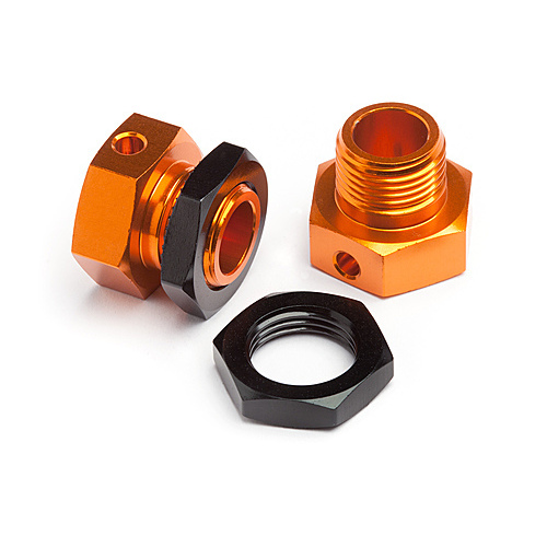 HPI - 6.7mm Hex Wheel Adapter Trophy Buggy (Orange/Black) [101792]