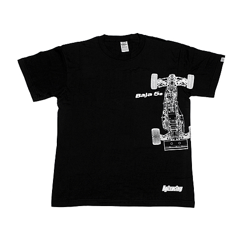 HPI - 102045 RACING BAJA 5B T-SHIRT (BLACK/YOUTH SMALL)