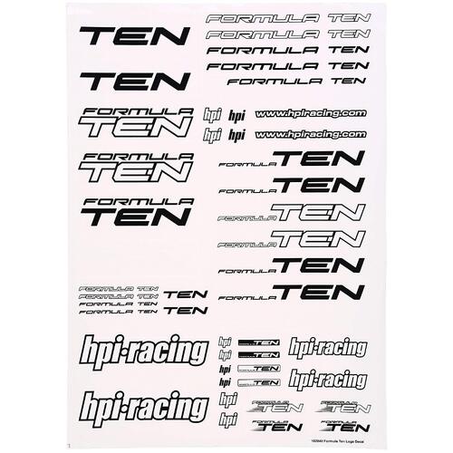 HPI - 102840 FORMULA TEN LOGO DECAL