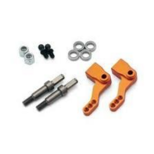 HPI - 103023 ALUMINIUM STEERING KNUCKLE SET (FOAM TIRE/ORANGE)