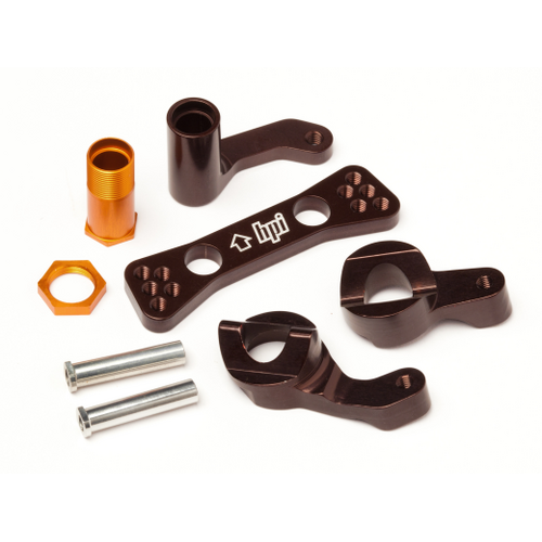 HPI - 104891 High Performance Alum. Steering Rack Set (Brown)