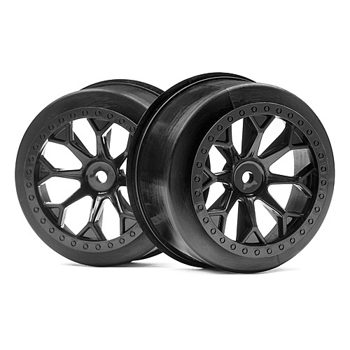 HPI - 8-Shot SC Wheel (Black/2Pcs) [116521]