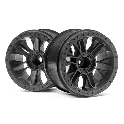 HPI - 6-Shot ST Wheel (Black/2Pcs) [116528]