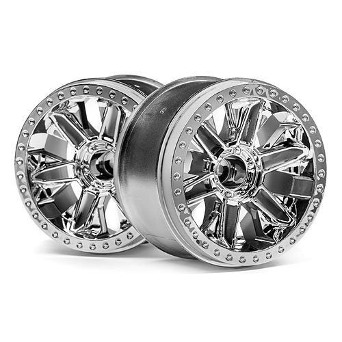 HPI - 6-Shot ST Wheel (Chrome/2Pcs) [116736]