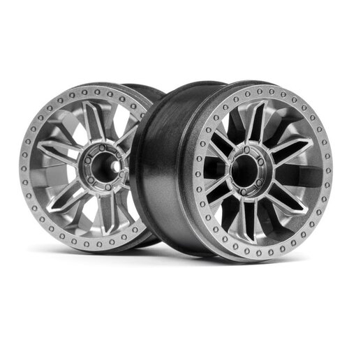 HPI - 6-Shot ST Wheel (Silver/2pcs) [120136]