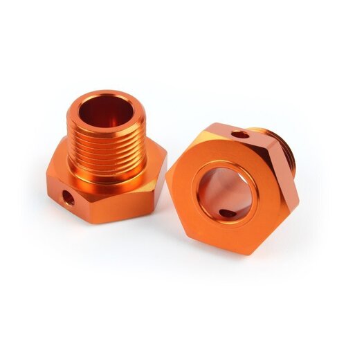 HPI - 17mm Hex Hub Adaptor (Orange/2pcs) [160138]