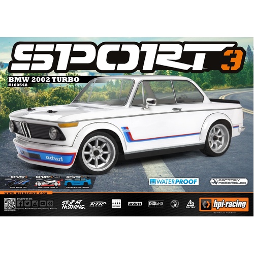 HPI Sport 3 BMW 2002 Turbo