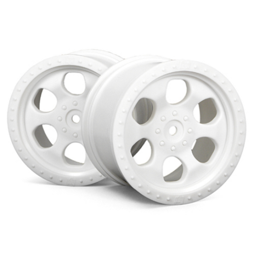 HPI - 6 Spoke Wheel White (83X56mm/2Pcs) [3115]