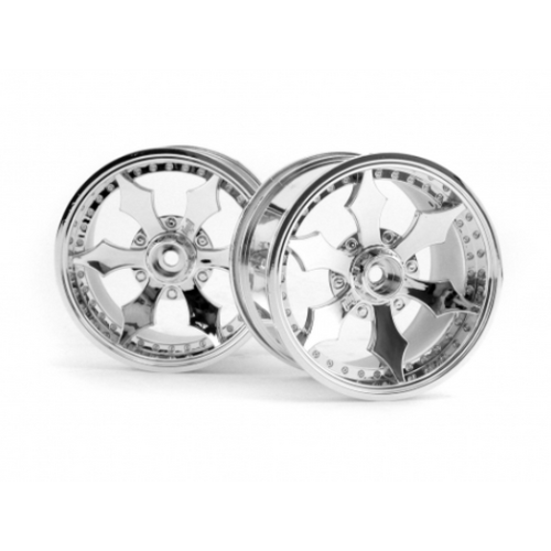 HPI - 3182 SPIKE MONSTER WHEEL CHROME