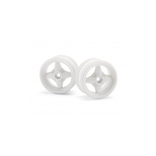 HPI - 3900 MX60 4 SPOKE WHEEL WHITE (0MM OFFSET/2PC)