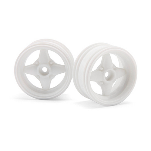 HPI - 3905 Mx60 4 Spoke Wheel White (3mm Offset/2Pcs)