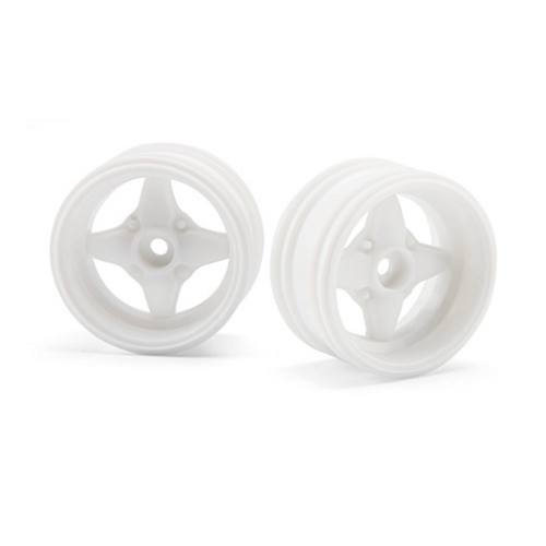 HPI - 3910 MX60 4 SPOKE WHEEL WHITE (6MM OFFSET)