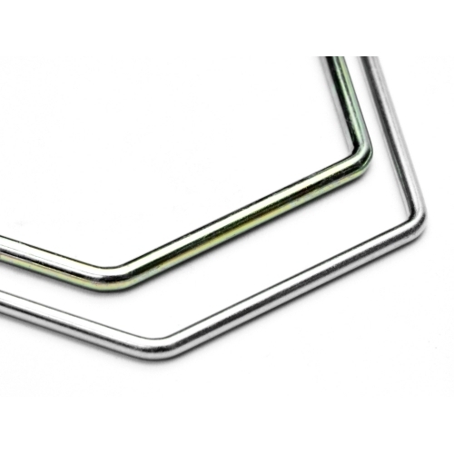 HPI - 75033 REAR SWAY BAR SET 2.2MM SILVER 2.6MM