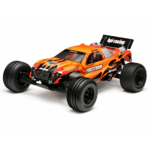 HPI - 7775 DSX PAINTED BODY (BLACK/ ORANGE)