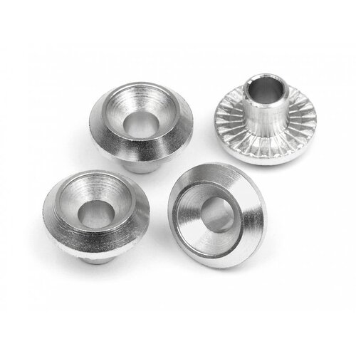 HPI - Wheel Washer (Silver/4Pcs) [86985]