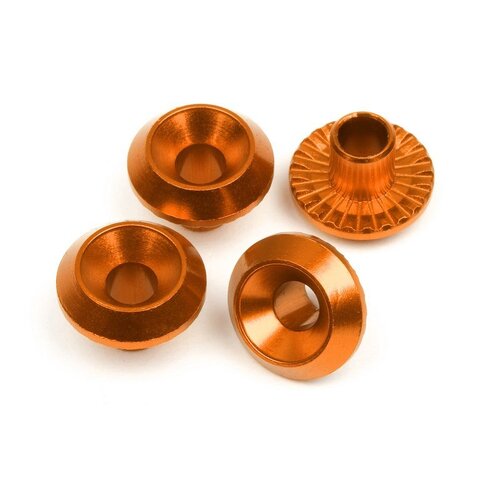 HPI - Wheel Washer (Orange/4Pcs) [86986]