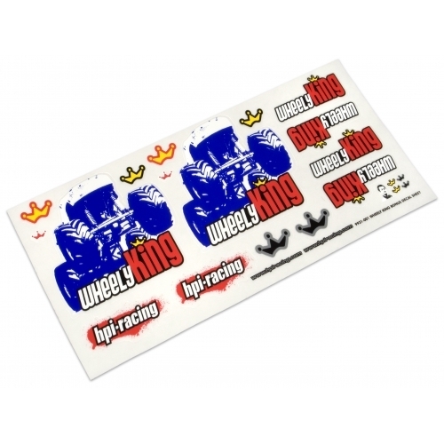 HPI - 9931 WHEELY KING BONUS DECAL SHEET