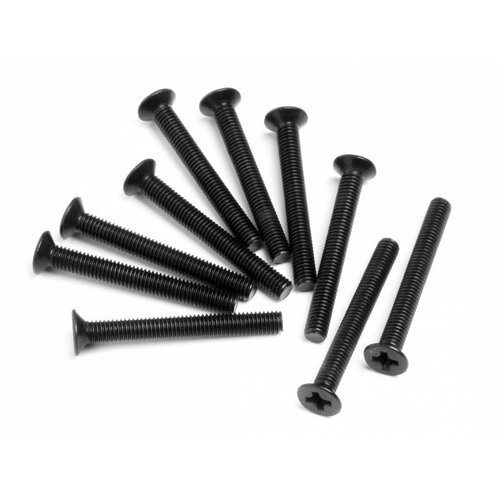 FLAT HEAD SCREW M3 X 26MM (10 PCS)